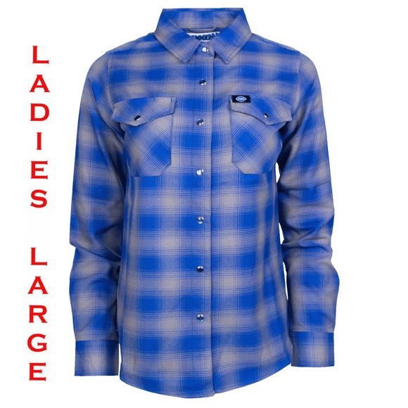 DIXXON FLANNEL x S&S CYCLES Flannel Shirt - Collab 10 YR - Women's Large - Picture 1 of 10